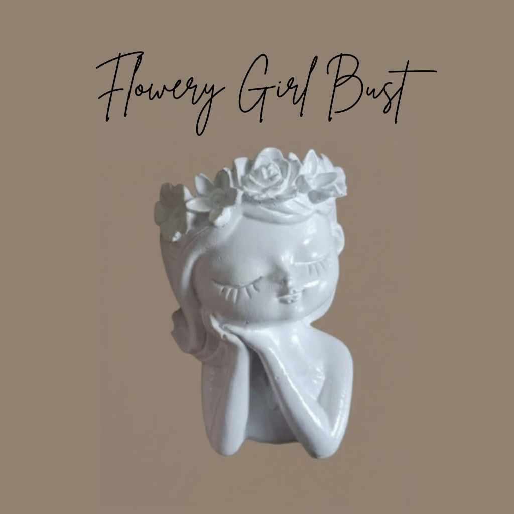 Flowery Girl Bust