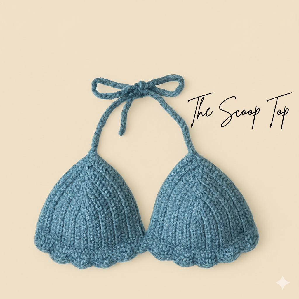 The Scoop Top (Blue)